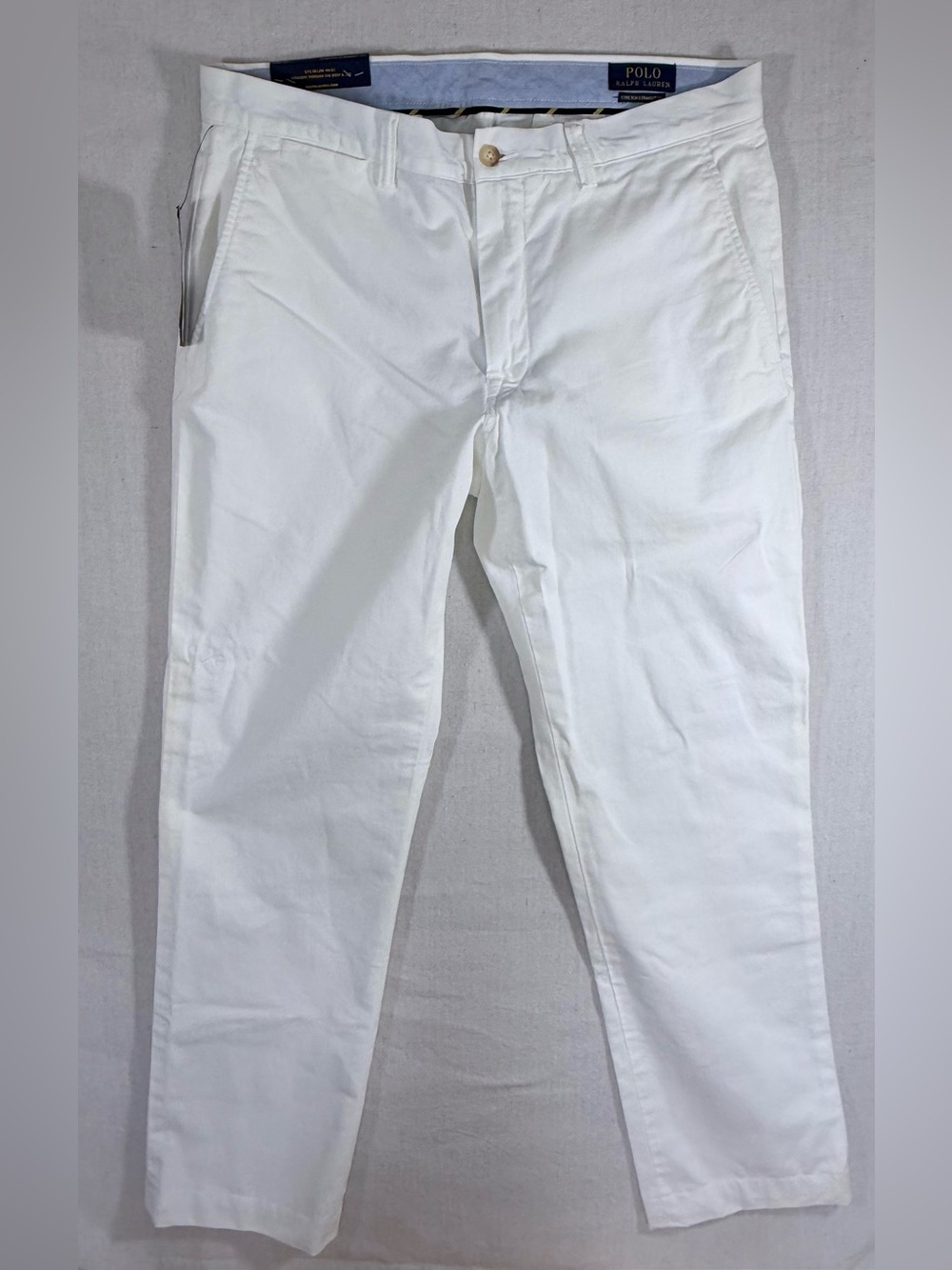 Ralph Lauren Polo White Men's Chino Pants